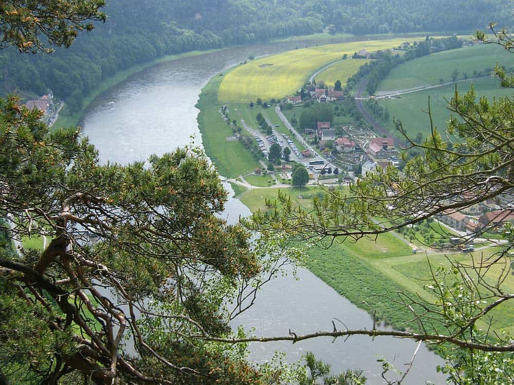 Die Elbe ein Beispiel für fluviale Prozesse in Deutschland