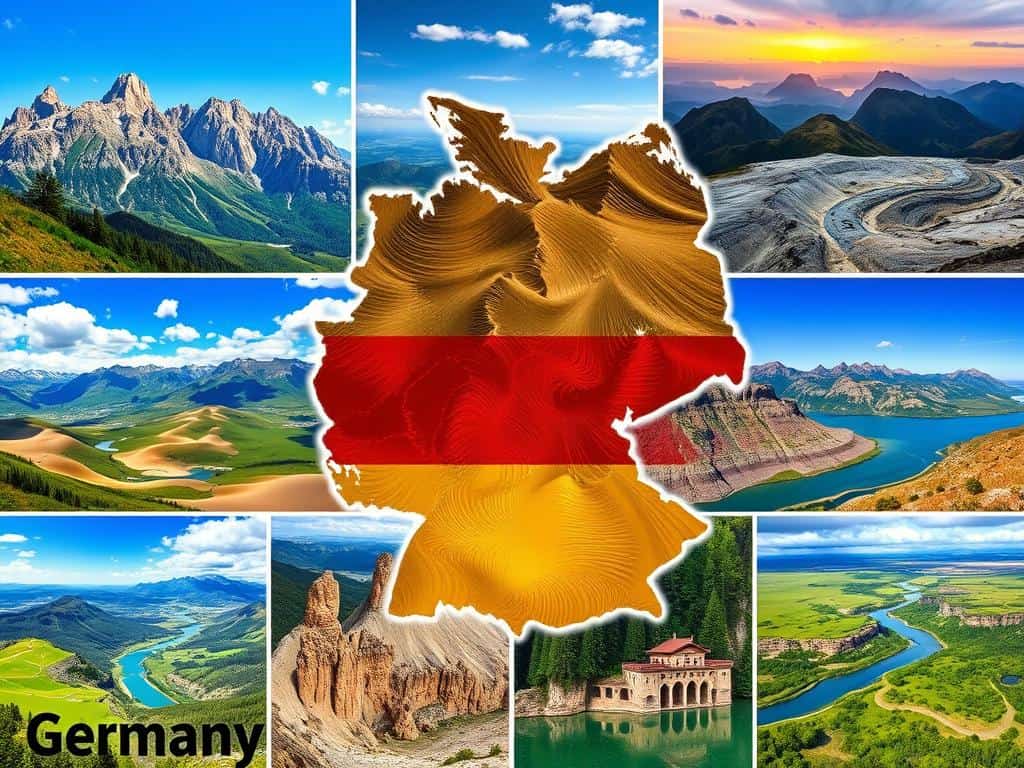 Geomorphologische Beispiele in Deutschland