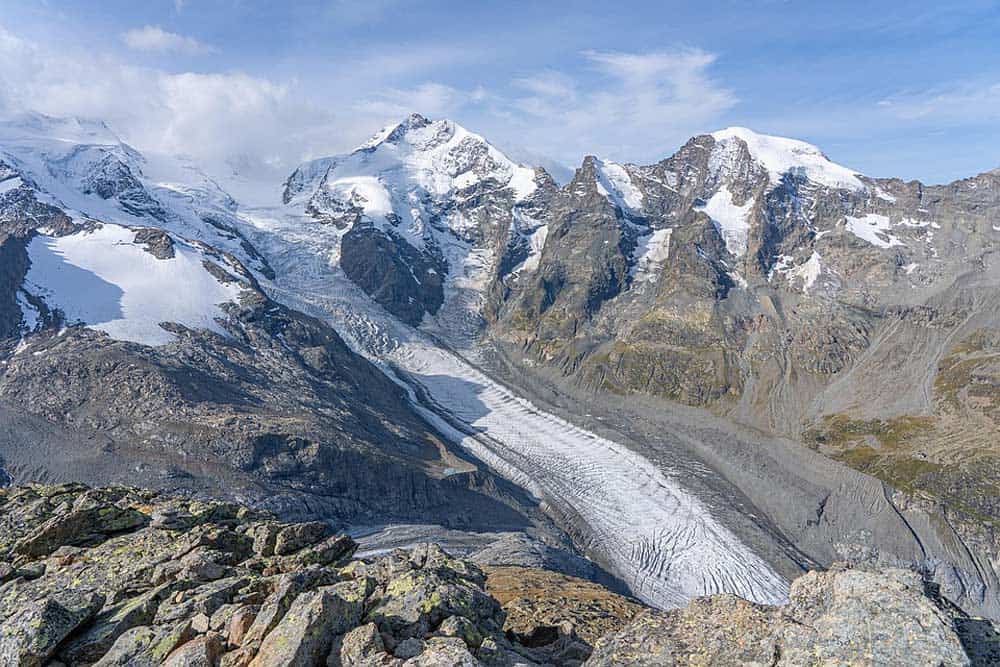 Gletscher in Schweizer Alpen Gletscher in Schweizer Alpen